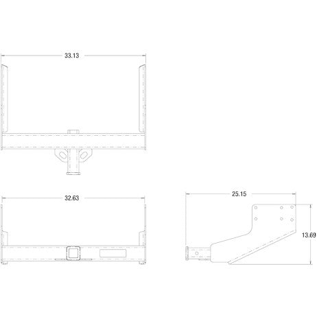 Class 4 Hitch Receiver for Ford Transit Cutaway Cab & Chassis