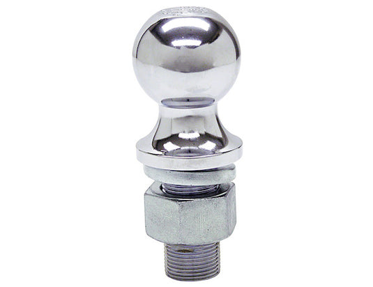 2-5/16 Inch Chrome Hitch Ball With 1-1/4 Inch Shank Diameter x 2-3/4 Inch Long