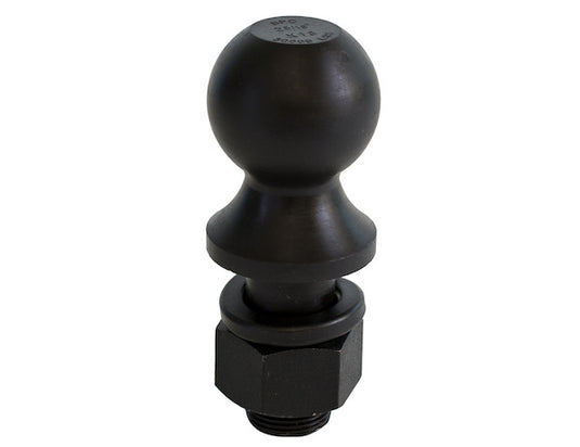 2-5/16 Inch Black Hitch Ball With 1-1/2 Shank Diameter x 2-3/4 Long+2 Inch Riser