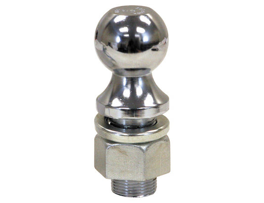 2 Inch Bulk Chrome Hitch Balls With 1-1/4 Inch Shank Diameter x 2-1/4 Long