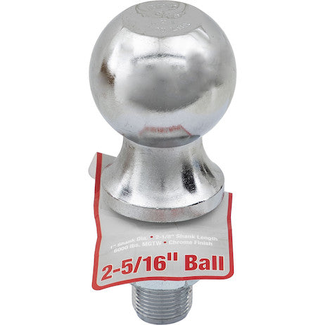 Load image into Gallery viewer, 2-5/16 Inch Bulk Chrome Hitch Balls With 1 Inch Shank Diameter x 2-1/8 Long
