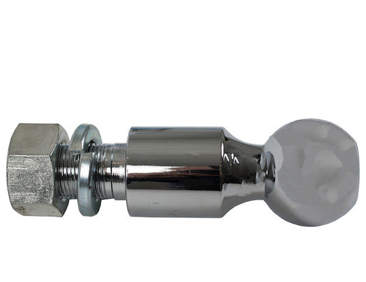 2-5/16 Inch Bulk Chrome Hitch Balls With 1-1/4 Shank x 2-1/2 Long + 2 Inch Riser