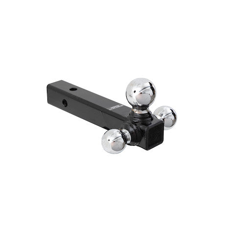Load image into Gallery viewer, Tri-Ball Hitch Tubular Shank With Chrome Balls
