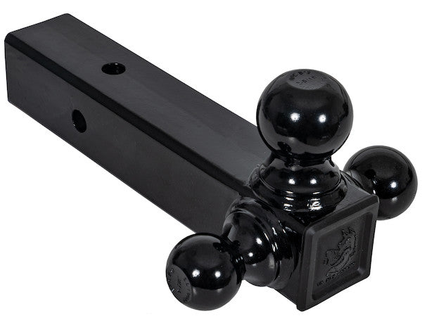 Load image into Gallery viewer, Tri-Ball Hitch with Black Towing Balls - 2-1/2 Inch Receiver
