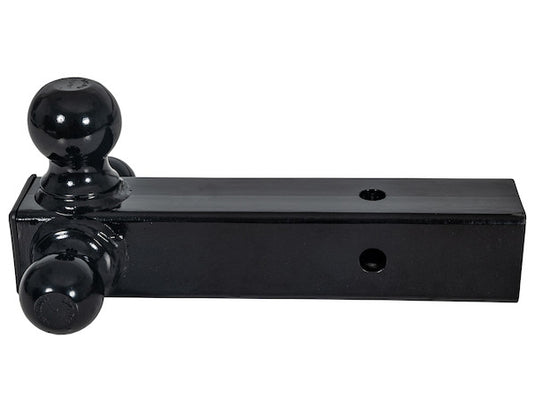 Tri-Ball Hitch with Black Towing Balls - 2-1/2 Inch Receiver