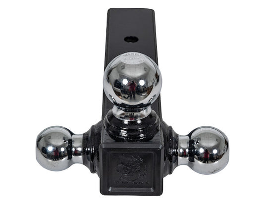 Tri-Ball Hitch with Chrome Towing Balls - 2-1/2 Inch Receiver