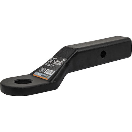 Load image into Gallery viewer, 2 Inch Heavy-Duty Ball Mount 2 Inch Drop x 7-5/8 Long Tube Black For 1-1/4 Hole
