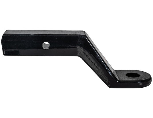 2 Inch Heavy-Duty Ball Mount 4 Inch Drop x 7-7/8 Long Tube Black For 1-1/4 Hole