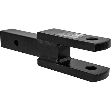 Load image into Gallery viewer, 2 Inch Square Solid Shank Clevis Ball Mount Black 9-1/4 Inch Long
