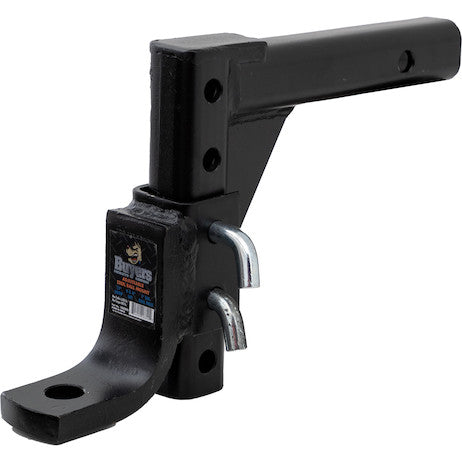 4-Position 2 Inch Tubular Shank Adjustable Ball Mount