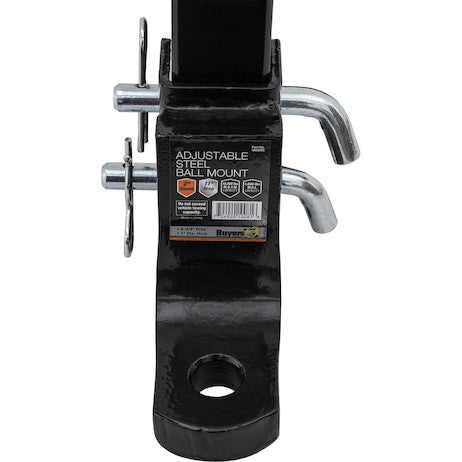 Load image into Gallery viewer, 4-Position 2 Inch Solid Shank Adjustable Ball Mount
