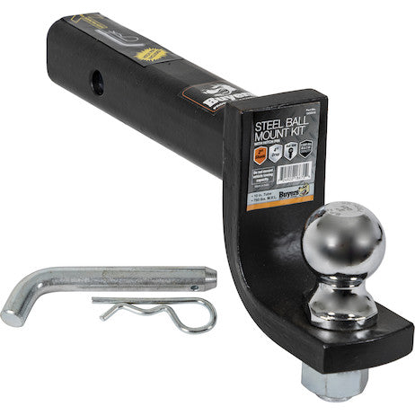 Load image into Gallery viewer, 2-5/16 Inch Black Ball Mount Kit With 2 Inch Shank 2 Inch Drop-Cotter Pin Hitch
