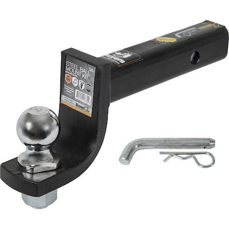 Load image into Gallery viewer, 2-5/16 Inch Black Ball Mount Kit With 2 Inch Shank 2 Inch Drop-Cotter Pin Hitch

