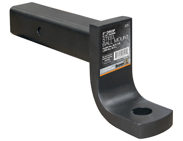 Load image into Gallery viewer, 2-1/2 Inch Ball Mount With 5 Inch Drop
