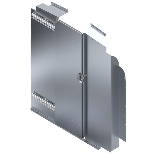 Solid Sliding Door Safety Partition for 2014+ Ford Transit Medium Roof