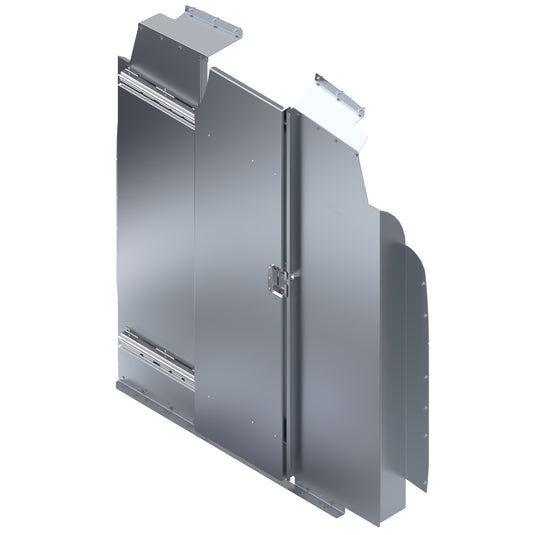 Solid Sliding Door Safety Partition for 2014+ Ford Transit 250/350/350 HD High Roof