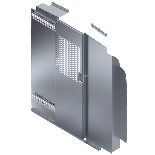 Perforated Sliding Door Safety Partition for 2014+ Ford Transit Medium Roof