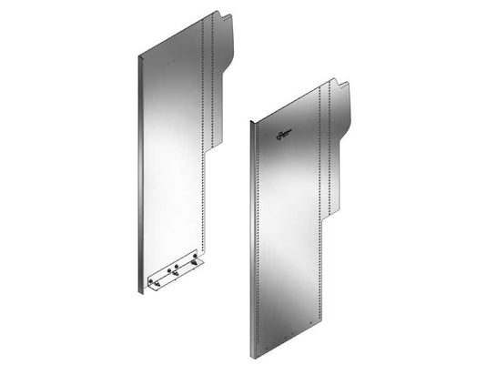 Shelving End Panel Kit for 2014+ Ram ProMaster City, 19-3/4"D x 42"H
