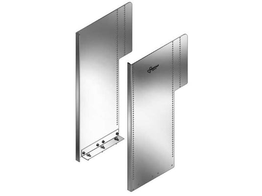 Shelving End Panel Kit for 2014+ Ram ProMaster City, 19-3/4"D x 30"H, Bulk Buy