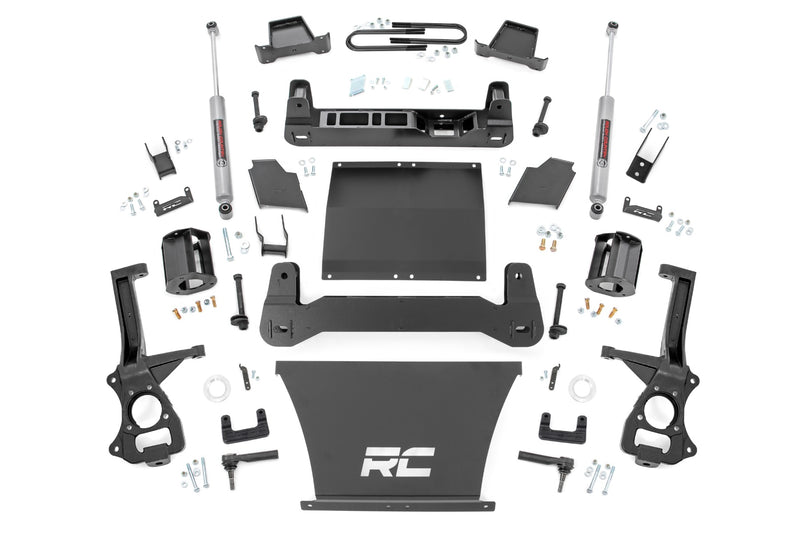 Load image into Gallery viewer, Rough Country 6 Inch Lift Kit, Mono Leaf Rear, N3 Rear Shocks - 2025-2026 Chevrolet Silverado 1500
