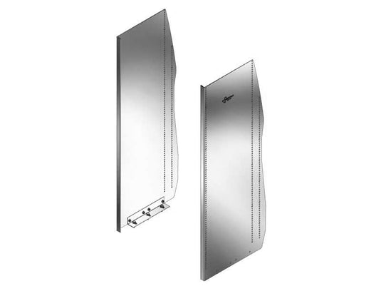 Shelving End Panel Kit for 2015+ Mercedes-Benz Metris, 17"D x 46"H