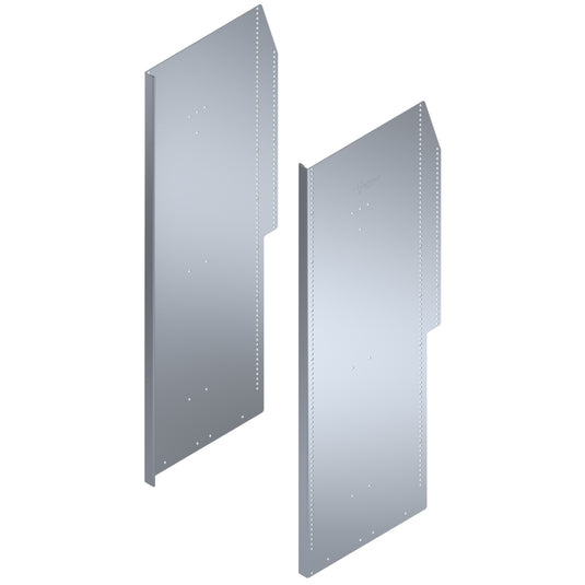 Universal Shelving End Panel Kit, 42"D x 15-3/4"H, Bulk Buy