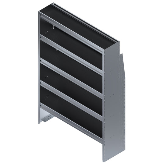 5 Shelf Unit, Standard Universal, 48"L x 15-5/8"D x 72"H