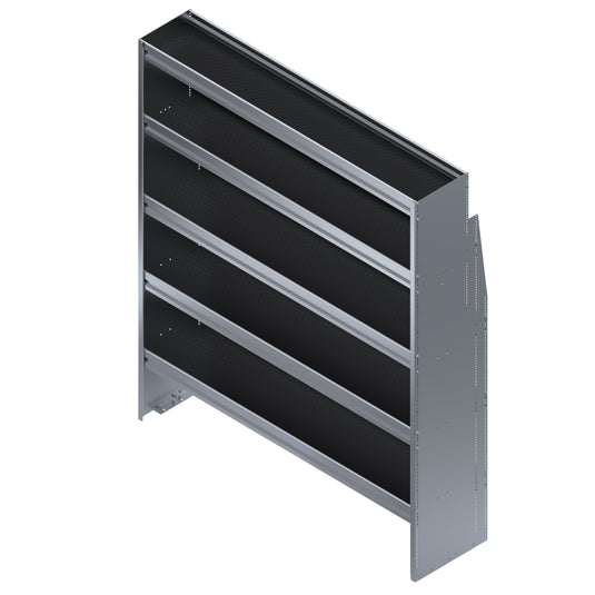 5 Shelf Unit, Standard Universal, 60"L x 15-5/8"D x 72"H