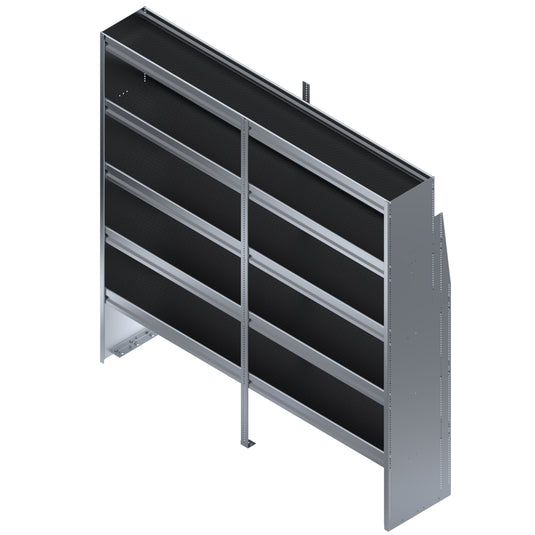 5 Shelf Unit, Standard Universal, 72"L x 15-5/8"D x 72"H