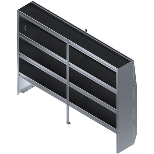 4-Shelf Standard Universal Unit, 84"L x 16-1/8"D x 62"H