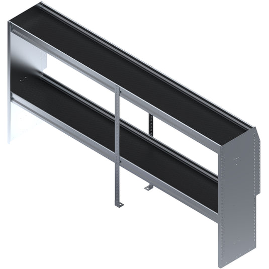 2 Shelf Unit, Standard, Universal, 84"L x 15-5/8"D x 42"H