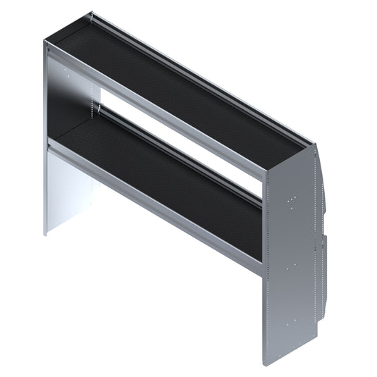 2 Shelf Unit, Standard, Universal, 60"L x 16-3/8"D x 46"H