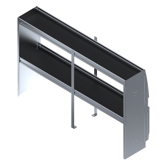 2 Shelf Unit, Standard, Universal, 72"L x 16-3/8"D x 46"H