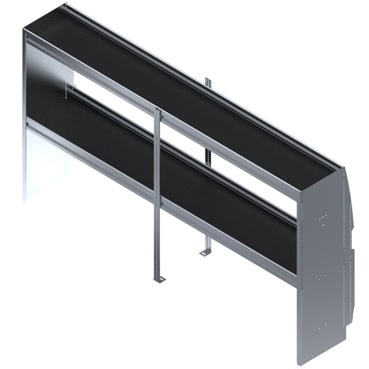 2 Shelf Unit, Standard, Universal, 84"L x 16-3/8"D x 46"H
