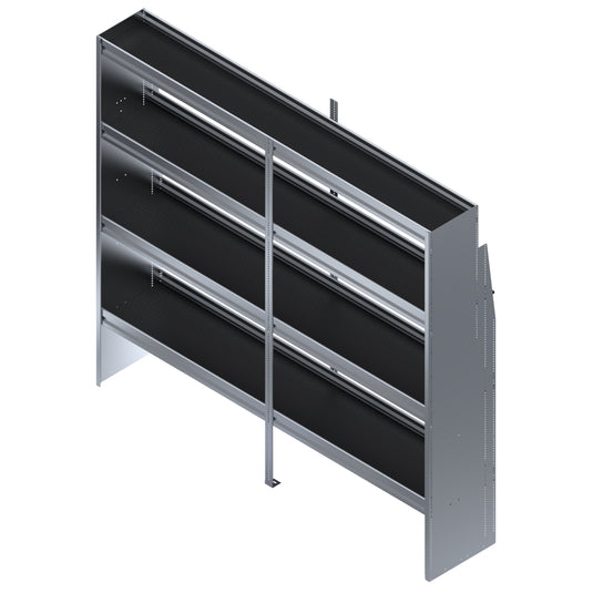4-Shelf Standard Universal Unit, 72"L x 15-5/8"D x 72"H
