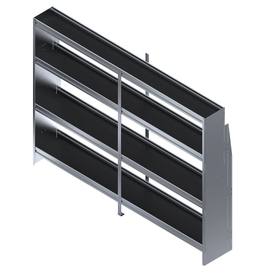 4 Shelf Unit, Standard Universal, 96"L x 15-5/8"D x 72"H