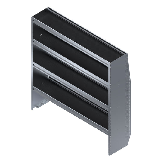 4 Shelf Unit Without Bins, Universal, 60"L x 16-1/8"D x 59"H