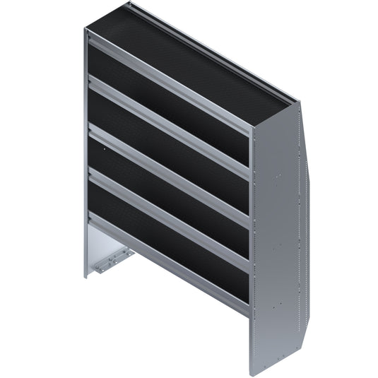 5 Shelf Unit Without Bins, Universal, 48"L x 16-1/8"D x 59"H