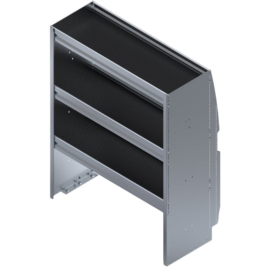 3 Shelf Unit Without Bins, Universal, 36"L x 16-7/16"D x 46"H