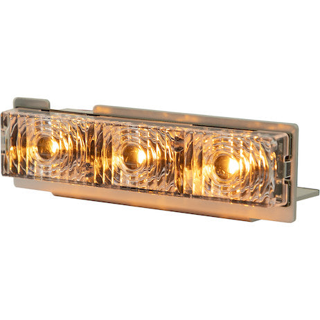 Load image into Gallery viewer, Amber Middle Strobe Reflector With 3 LED
