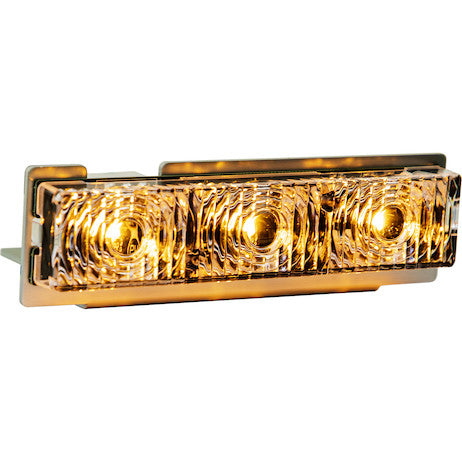 Load image into Gallery viewer, Amber Middle Strobe Reflector With 3 LED
