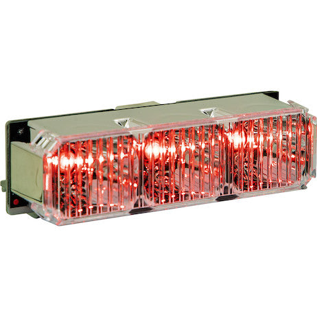 Blue Middle Strobe Reflector With 3 LED