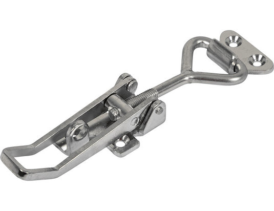 6" Heavy Duty Stainless Steel Adjustable-Grip Draw Latch