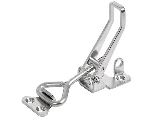 6" Heavy Duty Stainless Steel Adjustable-Grip Draw Latch