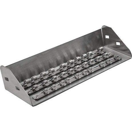 Custom-Fit Socket Holder For Buyers Gloss Black Steel Flatbed Cross Bed Truck Tool Box Series