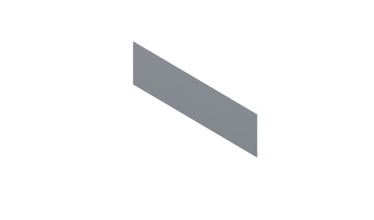 Shelf Back Panel Kit, 48"L x 12"H