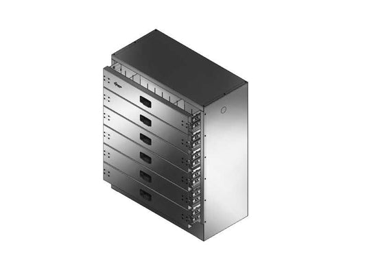 Six Drawer Unit, 37-5/8"L x 18-1/8"D x 47-1/4"H