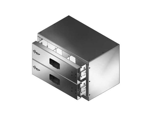In-Shelf Two Drawer Unit, 22"L x 14"D x 15"H