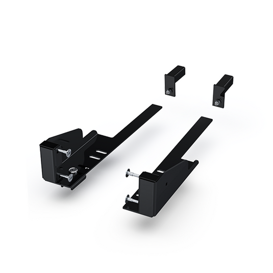 Crossover Box Install Kit for 2014-2019 Chevrolet Silverado 3500 / GMC Sierra 3500, Dually - Black Powder Coat