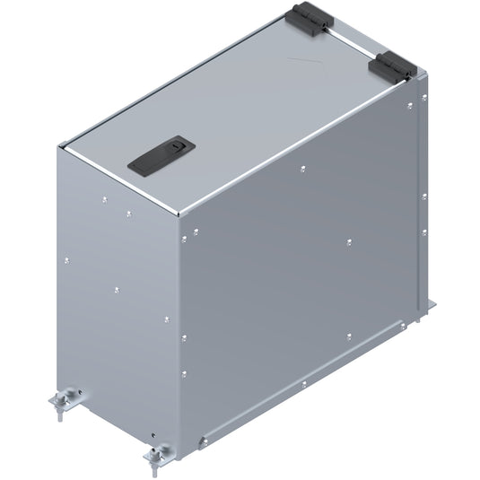 Data File Cabinet, In/Adj Base, 8-3/4"L x 18"D x 16"H